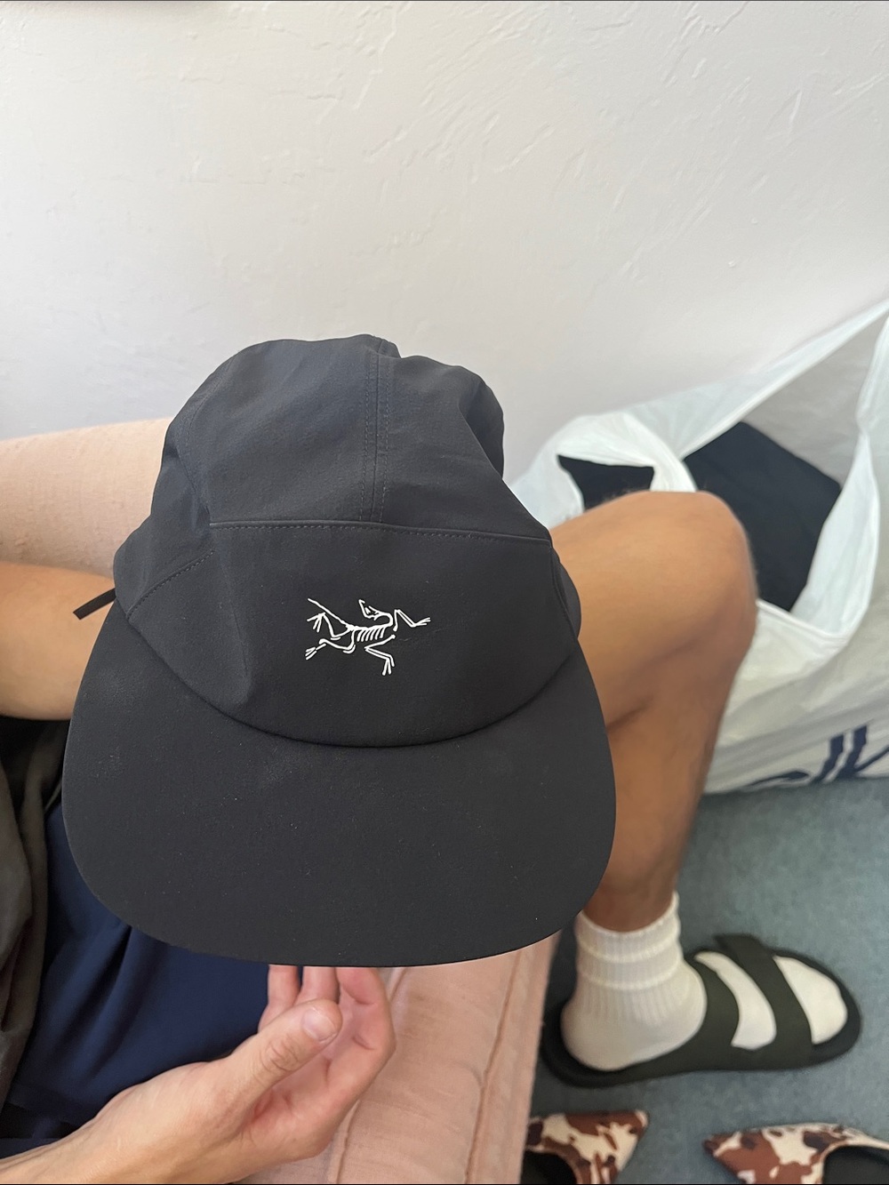 Arc'teryx Black Cap with White Logo